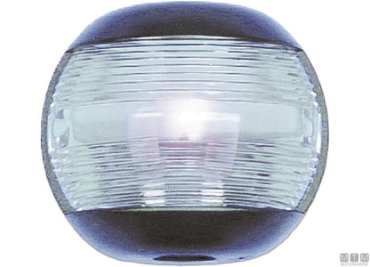 FANALE DI VIA LATERALE ROSSO LED MEZZA SFERA NERO 70X63MM
