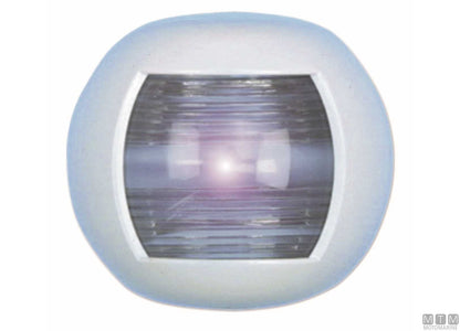 FANALE DI VIA LATERALE ROSSO LED MEZZA SFERA BIANCO 70X63MM