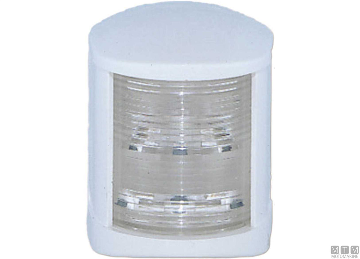 FANALE DI VIA LATERALE VERDE LED MIDI BIANCO 58X74MM