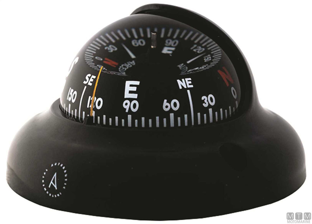 BUSSOLA DA PLANCIA A-NAUTIC C3 NERA ROSA DA 65MM