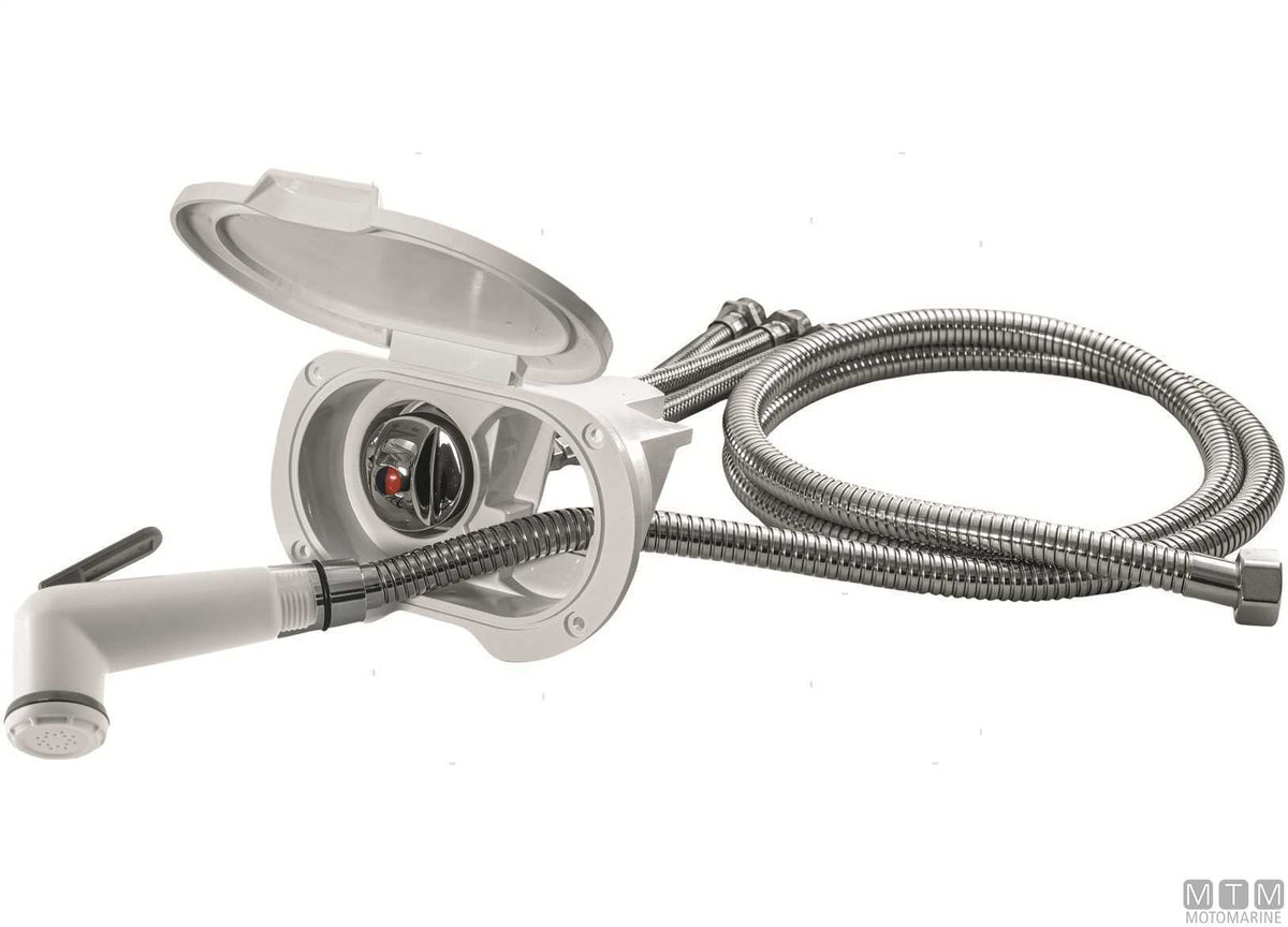 TUBO DOCCIA INOX 3.2M TERMINALI 1/2-1/2"